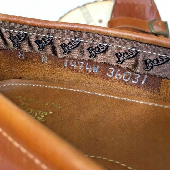 G.H. Bass & Co. Tan Brown Leather Penny Loafers - Picture 7 of 8